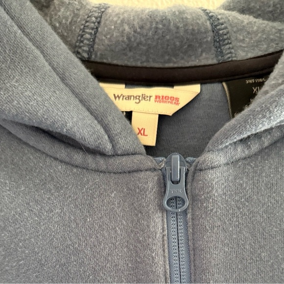 Wrangler Riggs Workwear Blue Hoodie Size XL - Picture 5 of 5